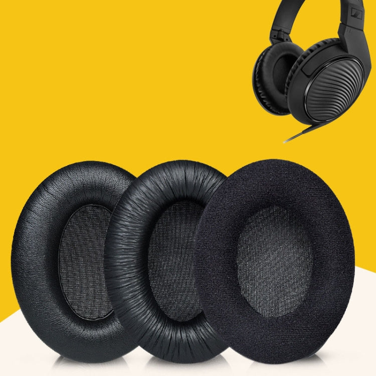 2 PCS Breathable Foam Headphone Sleeves Earmuffs For Sennheiser HD200 Pro, Spec: Wrinkled by bashfashion