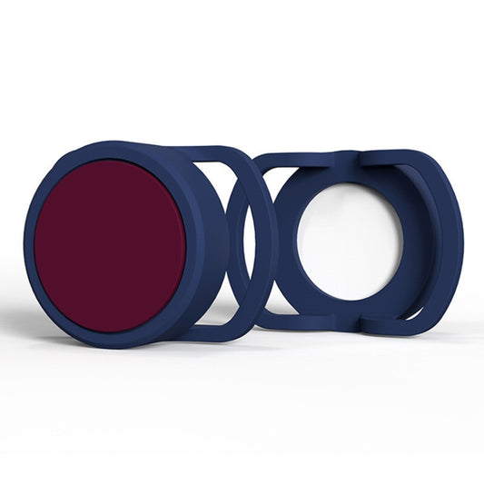 2 PCS Anti-Lost Tracker Silicone Case for AirTag,Size: 35mm(Midnight Blue+Wine Red) by bashfashion
