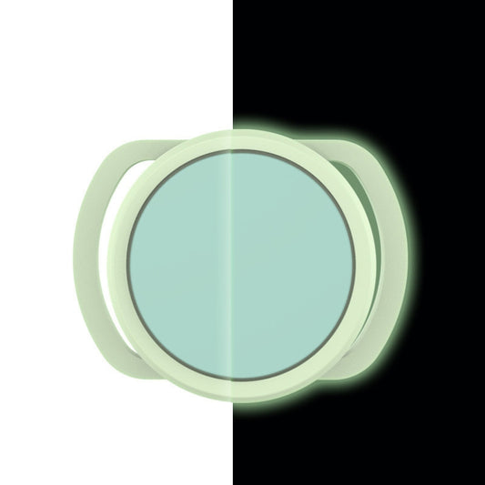 2 PCS Anti-Lost Tracker Silicone Case for AirTag,Size: 35mm(Luminous Green+Mint Green) by bashfashion