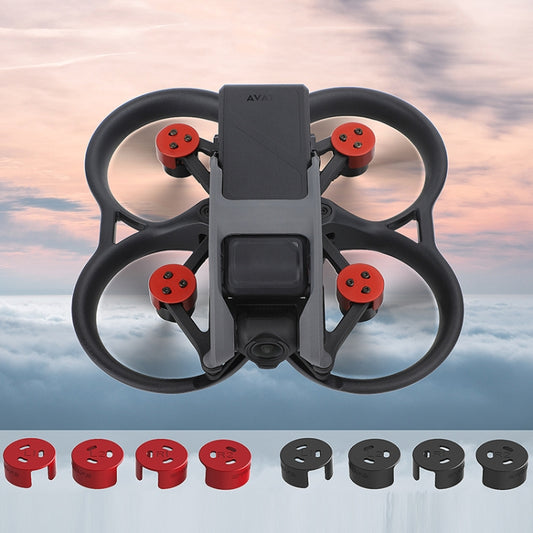 4 PCS / Set Sunnylife AT-MD475 Dust-proof Waterproof Aluminum Alloy Motor Cover For DJI Avata(Black) by bashfashion