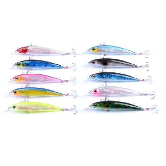 M0195 11cm/13.4g Lures Casting Feather Hook Mino Hard Baits Bionic Bait(10) by bashfashion
