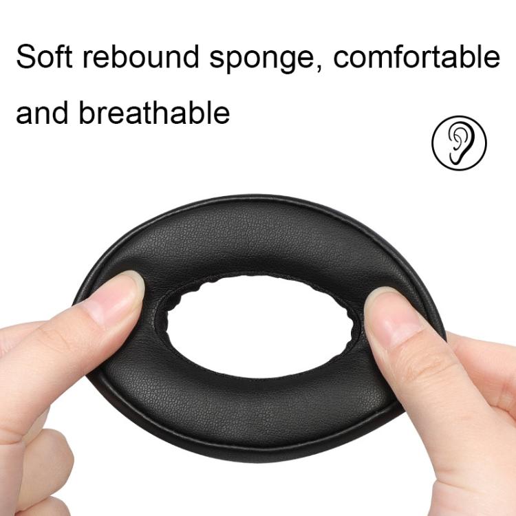 2pcs For Parrot Zik Soft And Breathable Earphone Cover(White) by bashfashion