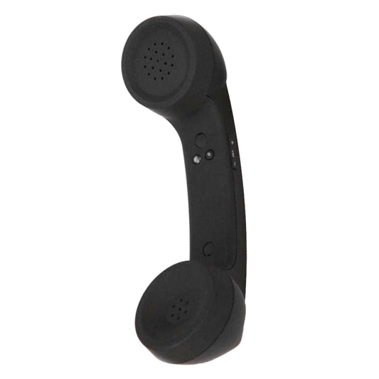 Bluetooth Wireless Connection Retro Microphone External Mobile Phone Handset(Black) by bashfashion