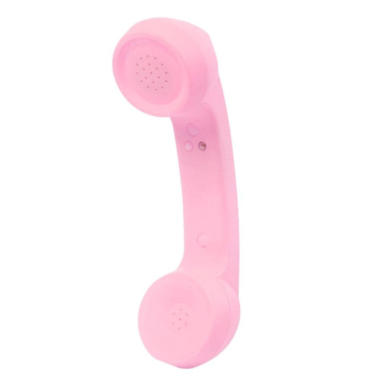Bluetooth Wireless Connection Retro Microphone External Mobile Phone Handset(Pink) by bashfashion