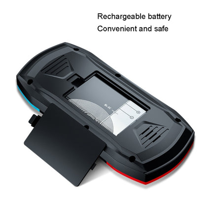 F1 3 Inch Horizontal Screen 620 In 1 Large Screen Pocket Console, Style: Double Player Red Yellow by bashfashion