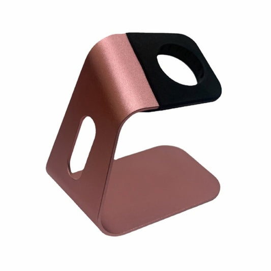 Z65 For Apple Watch Charging Stand Aluminum Alloy Desktop Display Stand(Rose Gold) by bashfashion