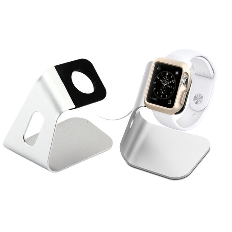 Z65 For Apple Watch Charging Stand Aluminum Alloy Desktop Display Stand(Silver) by bashfashion