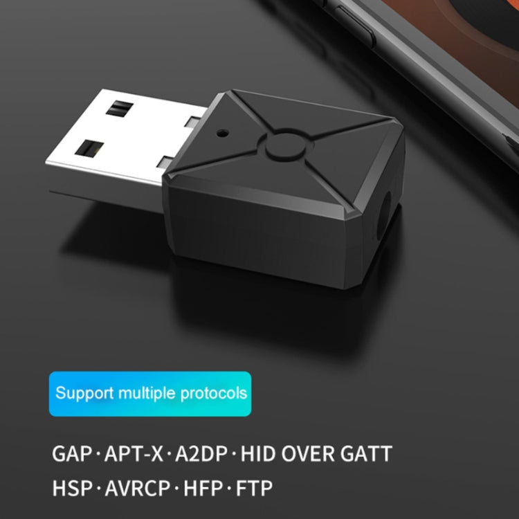 A30 USB Bluetooth 5.0 Receiver Transmitter Wireless Audio Adapter by bashfashion