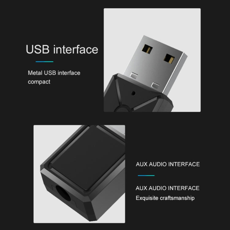 A30 USB Bluetooth 5.0 Receiver Transmitter Wireless Audio Adapter by bashfashion
