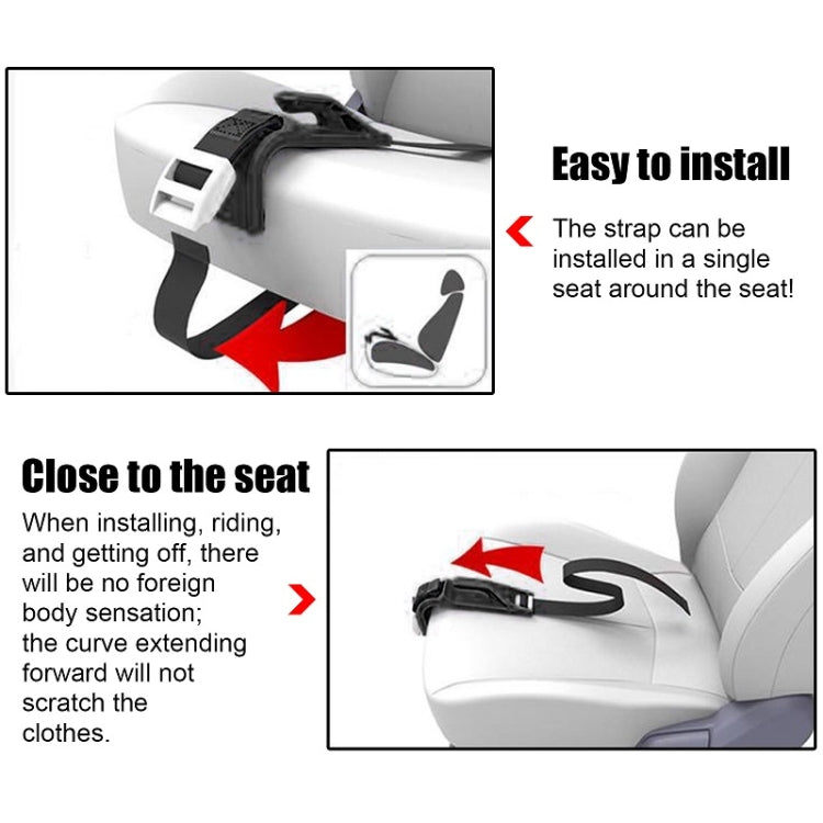 Pregnant Car Seat Belt Anti Stranglehold Belly Protection Fetal Regulator(Black) by bashfashion