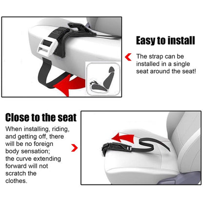 Pregnant Car Seat Belt Anti Stranglehold Belly Protection Fetal Regulator(Black) by bashfashion