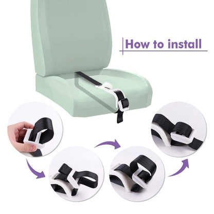 Pregnant Car Seat Belt Anti Stranglehold Belly Protection Fetal Regulator(Black) by bashfashion