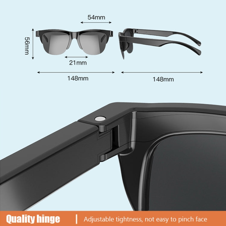 F08 Men Style Bluetooth 5.3 Smart Sunglasses Wireless Headset Anti-Strong Light Anti-Polarized Sunglasses by bashfashion