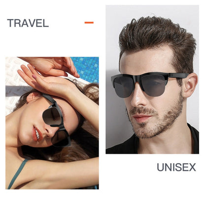 F08 Men Style Bluetooth 5.3 Smart Sunglasses Wireless Headset Anti-Strong Light Anti-Polarized Sunglasses by bashfashion