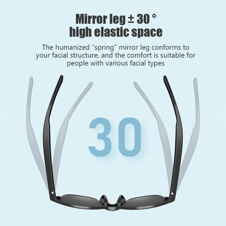 F08 Men Style Bluetooth 5.3 Smart Sunglasses Wireless Headset Anti-Strong Light Anti-Polarized Sunglasses by bashfashion