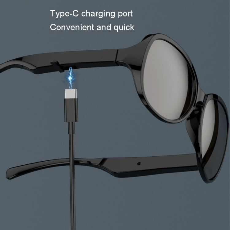 F08 Men Style Bluetooth 5.3 Smart Sunglasses Wireless Headset Anti-Strong Light Anti-Polarized Sunglasses by bashfashion