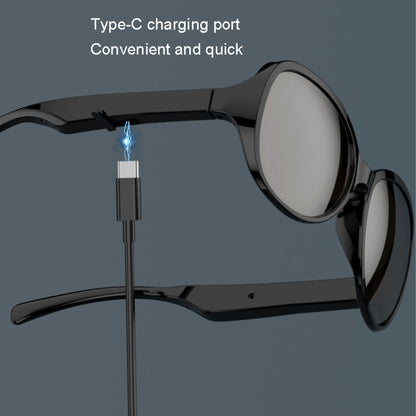 F08 Men Style Bluetooth 5.3 Smart Sunglasses Wireless Headset Anti-Strong Light Anti-Polarized Sunglasses by bashfashion