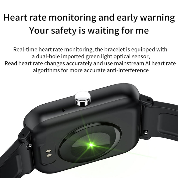 H10 1.69 inch Screen Bluetooth Call Smart Watch, Support Heart Rate/Blood Pressure/Sleep Monitoring, Color: Yellow by bashfashion