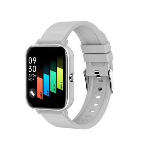 H10 1.69 inch Screen Bluetooth Call Smart Watch, Support Heart Rate/Blood Pressure/Sleep Monitoring, Color: Grey by bashfashion