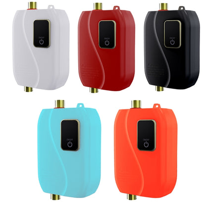 Instant Water Heater Mini Kitchen Quick Heater Household Hand Washing Water Heater US Plug(Brick Red) by bashfashion