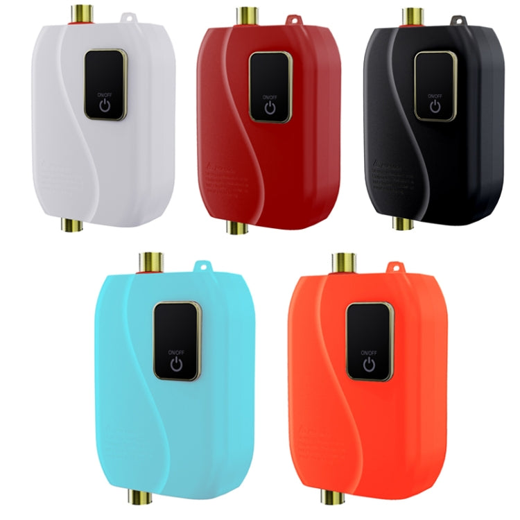 Instant Water Heater Mini Kitchen Quick Heater Household Hand Washing Water Heater AU Plug(Brick Red) by bashfashion