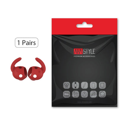 For Beats Studio Buds AhaStyle PT172 Earphone Silicone Ear Caps, Style: Earcap (Red) by AhaStyle