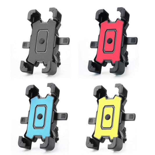 Electric Bike Motorcycle Bicycle Riding Shockproof Navigation Bracket, Color: Yellow For Handlebar by bashfashion
