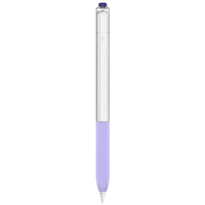 For Apple Pencil 2 AhaStyle PT-LC05 Jelly Style Translucent Silicone Protective Pen Case(Purple) by AhaStyle