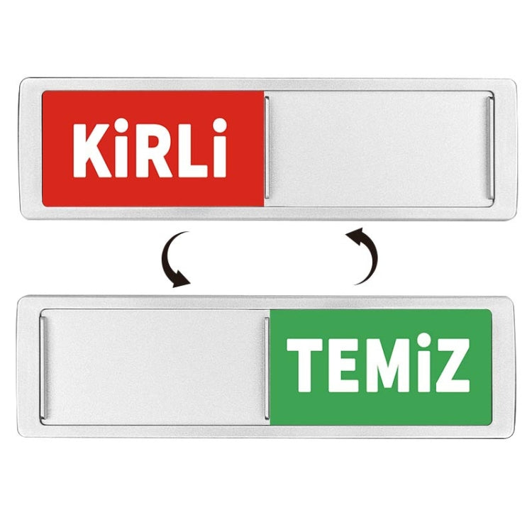 Dishwasher Magnet Clean Dirty Sign Double-Sided Refrigerator Magnet(Turkish) by bashfashion