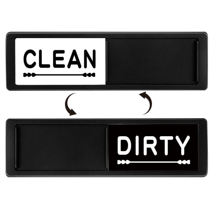 Dishwasher Magnet Clean Dirty Sign Double-Sided Refrigerator Magnet(Black Love) by bashfashion
