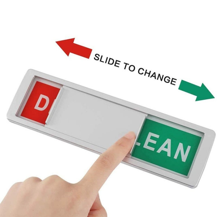 Dishwasher Magnet Clean Dirty Sign Double-Sided Refrigerator Magnet(Silver Gray Blue) by bashfashion