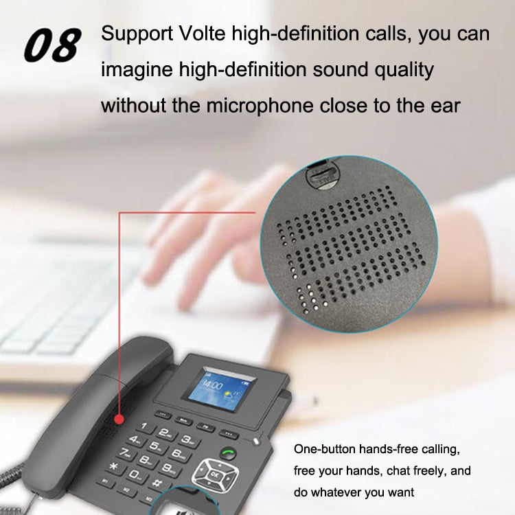 P03 4G+VOIP Dual Mode Wireless Fixed Line SIP Network Phone IP Enterprise Office Phone Wireless Landline by bashfashion