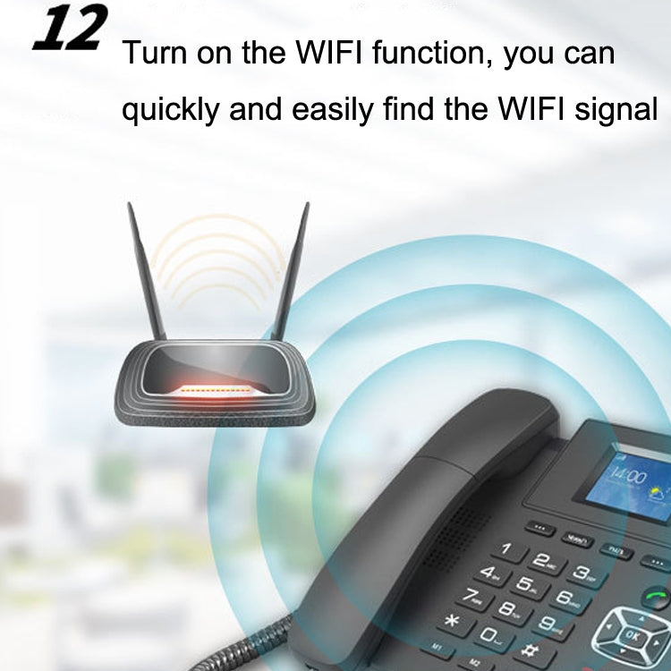 P03 4G+VOIP Dual Mode Wireless Fixed Line SIP Network Phone IP Enterprise Office Phone Wireless Landline by bashfashion