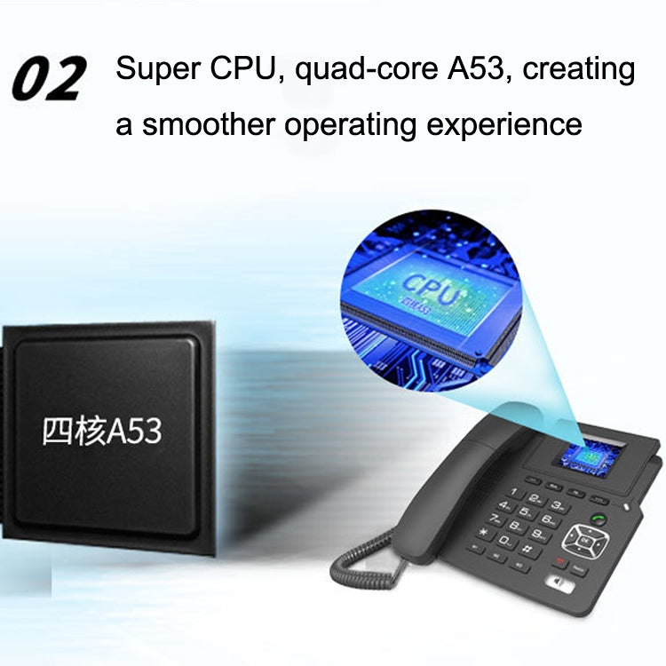 P03 4G+VOIP Dual Mode Wireless Fixed Line SIP Network Phone IP Enterprise Office Phone Wireless Landline by bashfashion