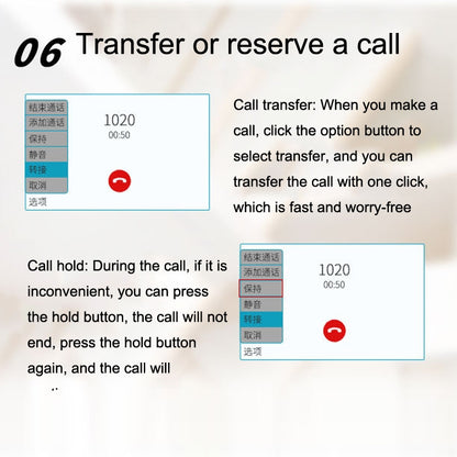 P03 4G+VOIP Dual Mode Wireless Fixed Line SIP Network Phone IP Enterprise Office Phone Wireless Landline by bashfashion