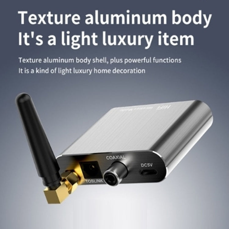 Bluetooth 5.2 Audio Receiver 3.5MM AUX Coaxial Fiber APTX HD Bluetooth Adapter by bashfashion