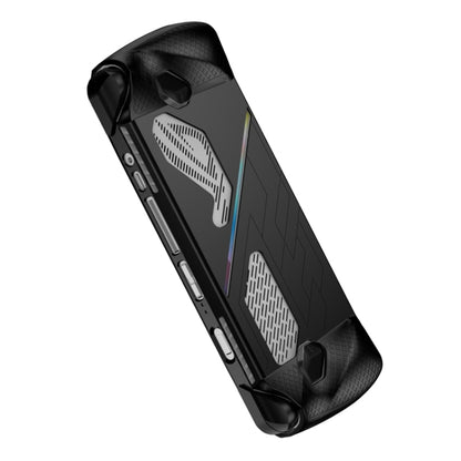 For ASUS ROG Ally Game Console Silicone Protective Cover Spray Oil Case(Black) by bashfashion