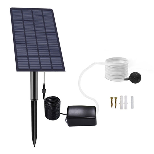 5V/2.5W Solar Direct Drive Aeration Pump Battery Free Solar Drive Oxygen Pump DC Fish Pond Aerator by bashfashion