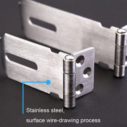 5 inch 304 Stainless Steel Locking Plate Anti-Theft Hitch by bashfashion