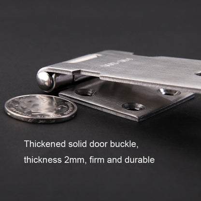 4 inch 304 Stainless Steel Locking Plate Anti-Theft Hitch by bashfashion