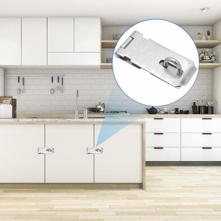 4 inch 304 Stainless Steel Locking Plate Anti-Theft Hitch by bashfashion