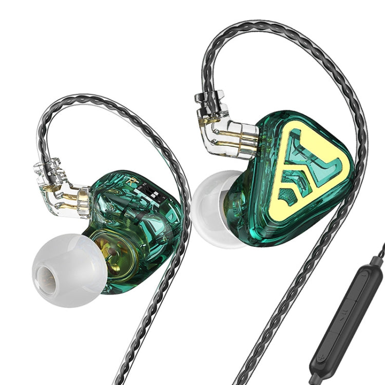 CVJ In-Ear Wired Gaming Earphone, Color: With Mic Green by CVJ