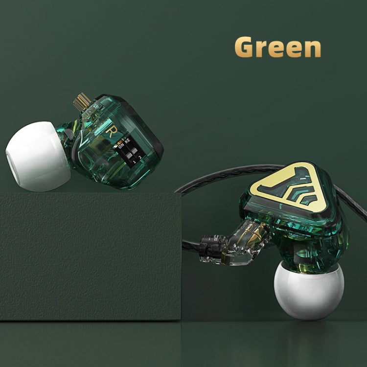 CVJ In-Ear Wired Gaming Earphone, Color: With Mic Green by CVJ