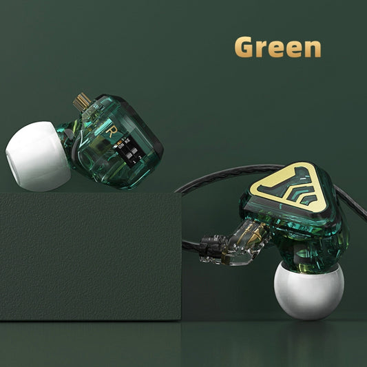 CVJ In-Ear Wired Gaming Earphone, Color: With Mic Green by CVJ