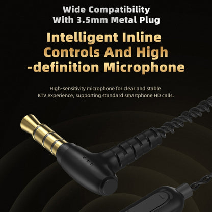 CVJ In-Ear Wired Gaming Earphone, Color: Black by CVJ