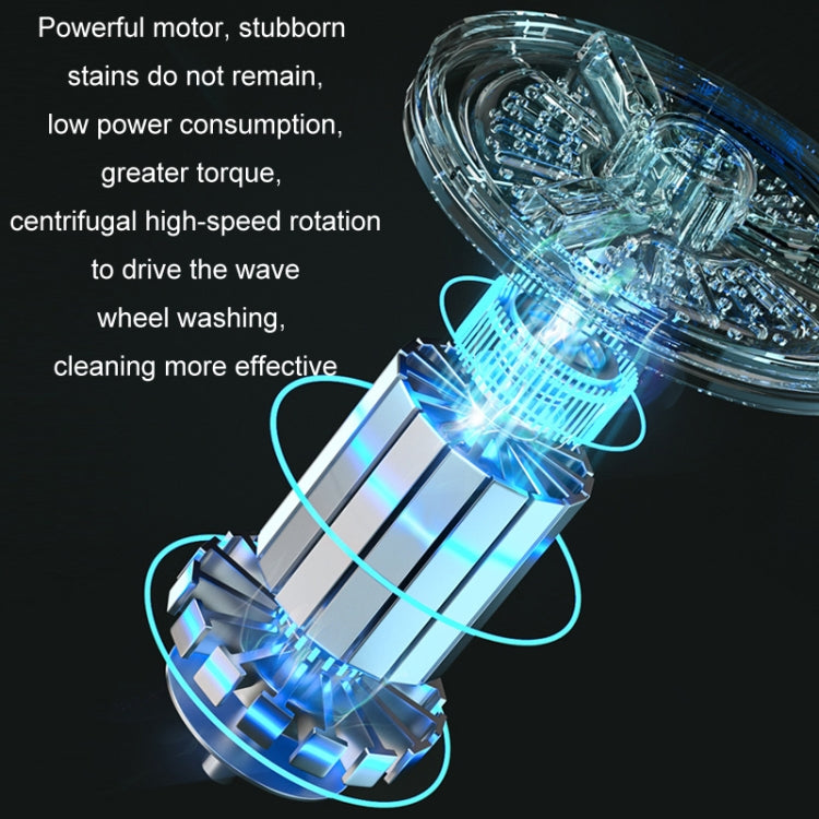 4.5L Mini Portable Folding Household Washing Machine Underwear Washer, Color: Lake Blue(EU Plug) by bashfashion