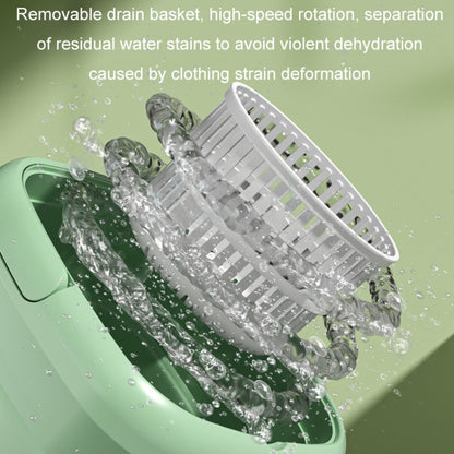 4.5L Mini Portable Folding Household Washing Machine Underwear Washer, Color: Fruit Green(US Plug) by bashfashion