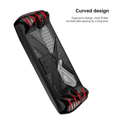 For Asus ROG Ally Game Console TPU Soft Cover With Holder Bracket(White) by bashfashion