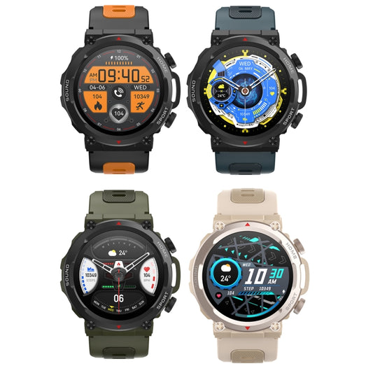 S56T Heart Rate/Blood Oxygen/Sleep Monitoring Bluetooth Call Outdoor Waterproof Smart Watch(Gold) by bashfashion