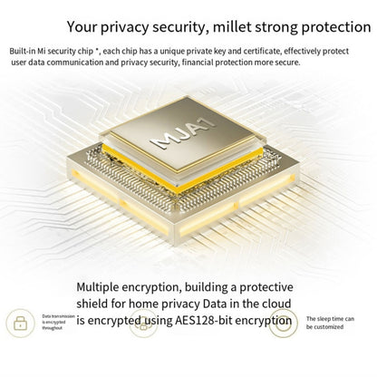 Original Xiaomi Mijia Smart Camera 3 PTZ Version 3K AI Detection Baby Monitor 5MP 360 Degree View Webcam Day & Night Work Infrared Night Vision, With US Plug Adapter(White) by Xiaomi